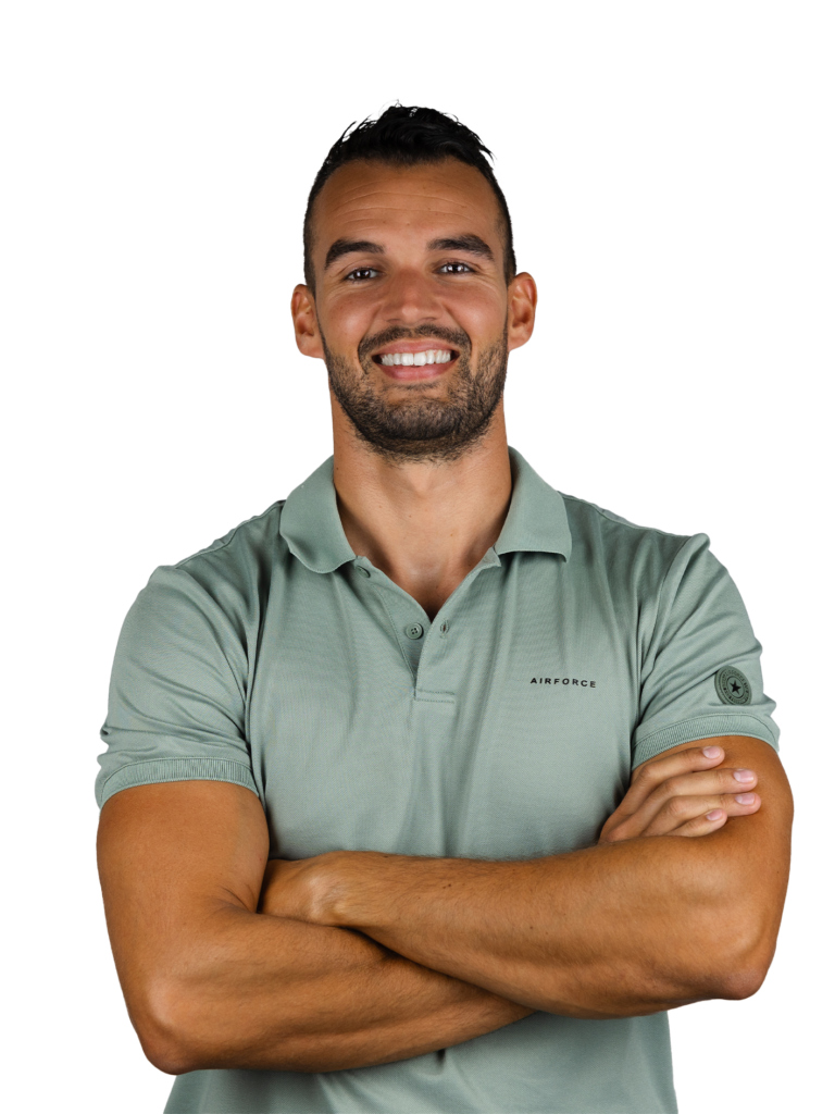 Floorfacility werknemer David de wit